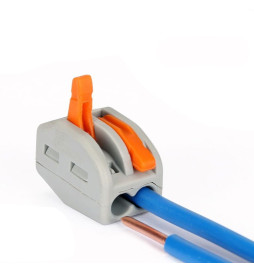 Hurtig stik - 2 indgange - PCT-212 til elektrisk kabel