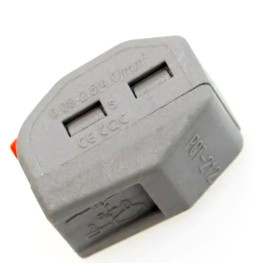 Hurtigkobling - 2 innganger - PCT-212 for elektrisk kabel