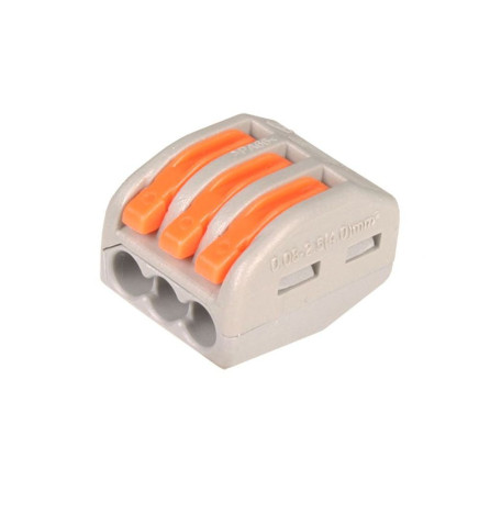 Connecteur Rapide - 3 entrées - PCT-212 pour câble électrique