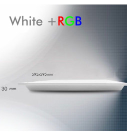 LED Panel 60x60 - Kan Dæmpes - 40W CCT + RGB + SMART Google - Alexa