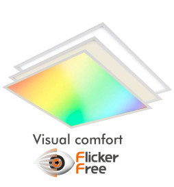 LED Paneeli 60x60 - Himmennettävä - 40 W CCT + RGB  + SMART Google - Alexa