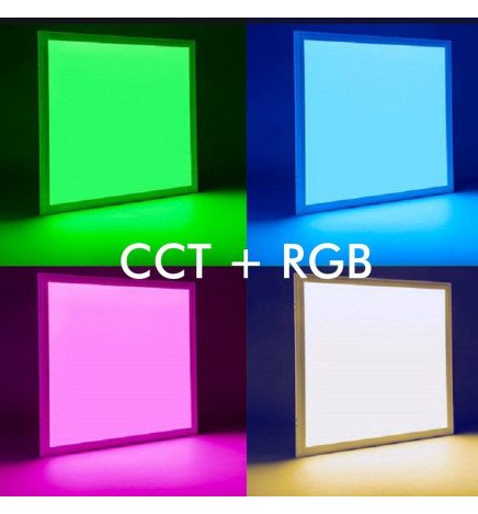 LED Paneeli 60x60 - Himmennettävä - 40 W CCT + RGB  + SMART Google - Alexa