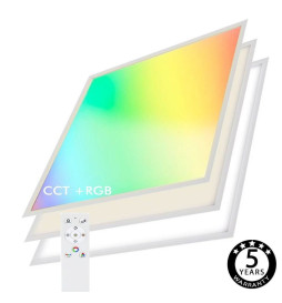 Panel LED 60x60 - Dimable - 40W CCT + RGB + SMART Google - Alexa