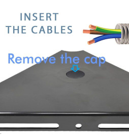 Tuki 1, 2 tai 3 kohdevalolle katuvalopylvääseen