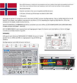 Driver DALI 42W 1100mA IP20
