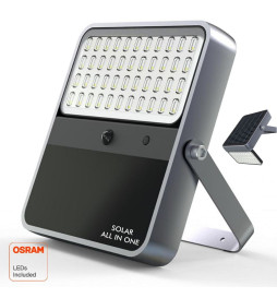 LED-Strålkastare Utomhus SOLCELLE 100W - ALL IN ONE- 5000K