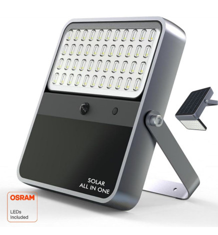Außen LED Strahler 100W SOLAR  - ALL IN ONE- 5000K