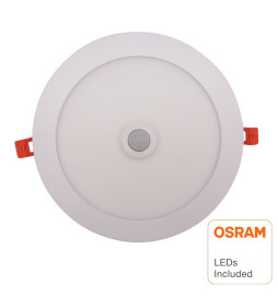 24W LED LED Circular Downlight  with Motion Detector - CCT - OSRAM CHIP