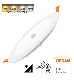 24W LED LED Circular Downlight  with Motion Detector - CCT - OSRAM CHIP