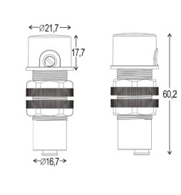 Dimmbarer Lichtsensor - Dämmerung - Photoelektrisch - 1-10V
