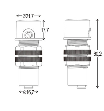 Dimmbarer Lichtsensor - Dämmerung - Photoelektrisch - 1-10V