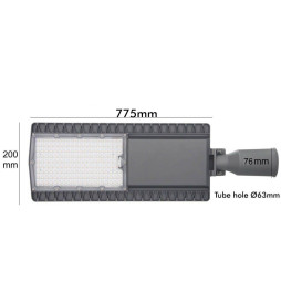 150W LED Streetlight  HALLEY BRIDGELUX Chip 140lm/W