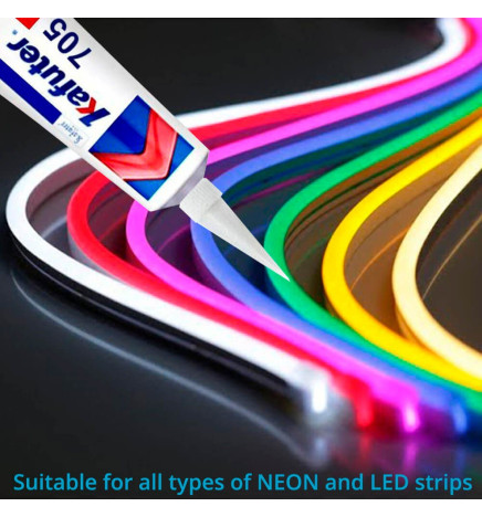 Silicone Glue for LED Strips and Electronic Components - IP65