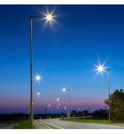 Galvanized post for lampposts - Troncoconical - 6 Meters