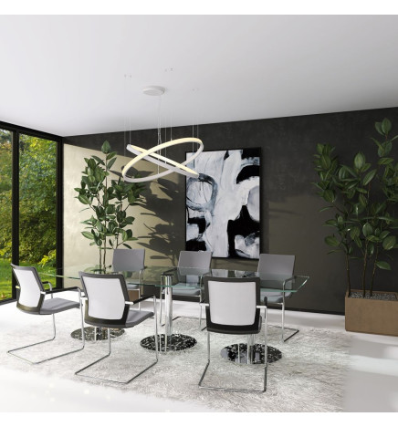 Lampada  sospensione LED - Circolare Bianco - 37W - SPACE VENUS - 60cm