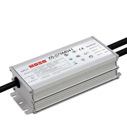 Driver Dimbar programmerbar - MOSO X6-075M  for LED-armaturer opp til 75W - 5 års garanti