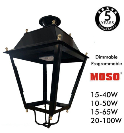 LED Stål Gatelys Villa 40W-50W-65W-100W