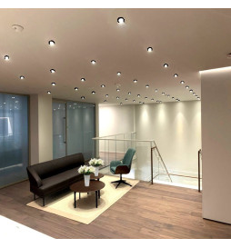 Faretto Downlight LED 5W - Nero - Bridgelux Chip -  UGR13