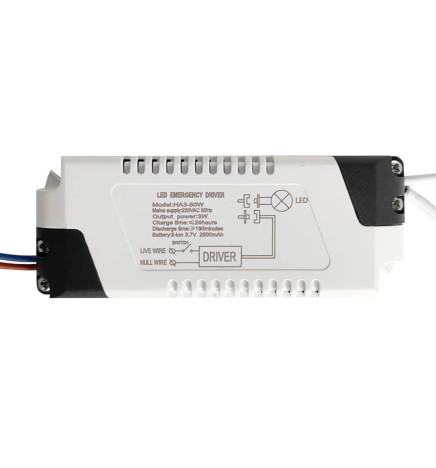 NØDSSITUASJON Transformasjon sett for LED-lys - Max.50W