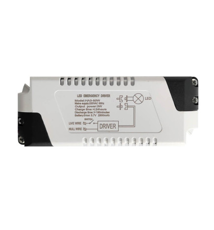 Emergency Battery for LED luminaire - Max.50W