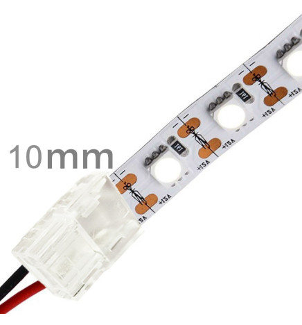 Conector  para tiras LED COB + SMD - 8mm - IP20