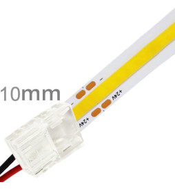 Liitin COB + SMD LED-nauhoille - 8mm - IP20