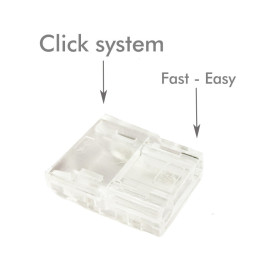 Conector para fitas LED COB + SMD  - 8mm - IP20