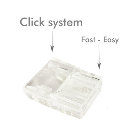 Kontakt for COB + SMD LED strips - 8mm - IP20