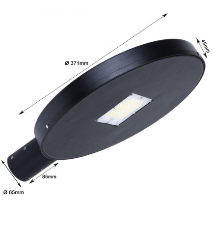 LED Straßenleuchte 40W  LEVI Bridgelux SMD 3030 165lm/W
