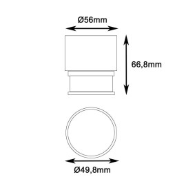 LED-Modul - 12W - GU10 / MR16 für Ring Downlight - CRI+92