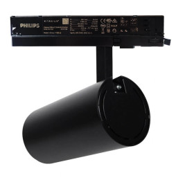 LED Tracklight  40W - 34W - MAYA - Black -  3-PHASE Rails DRIVER PHILIPS - CRI+92 - UGR13 - HIGH LUMEN 140Lm/W