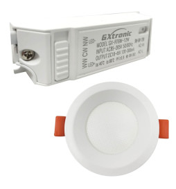Downlight LED 8W Circular - OSRAM CHIP DURIS E 2835 - CCT - UGR19