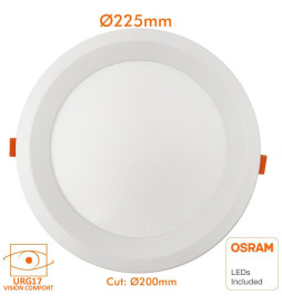 Encastrável 24W Circular - OSRAM CHIP DURIS E 2835 - CCT -  UGR19