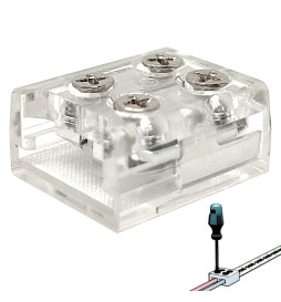 Inskruvningskontakt för LED-strips SMD - 10mm - IP20