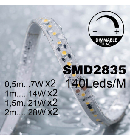 Applique LED Lineare - MUTE WALL - 72cm - 128cm - 184cm - IP54