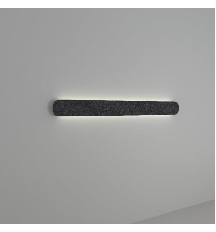 LED Vegglampe - Lineær -  MUTE WALL - 72cm - 128cm - 184cm - IP54