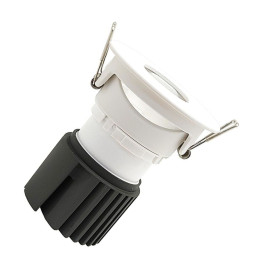 LED-alasvalo - 15W  - Säädettävä - TEKNINEN VALKOINEN - CRI+92 - UGR13