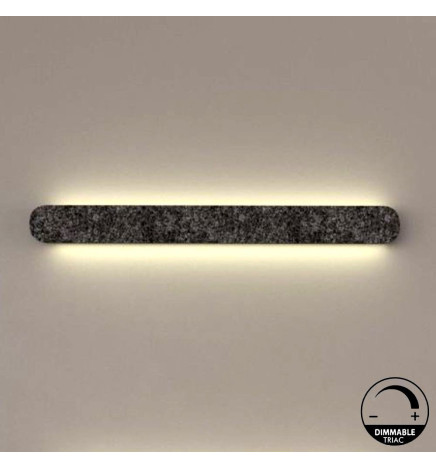 LED Vegglampe - Lineær -  MUTE WALL - 72cm - 128cm - 184cm - IP54