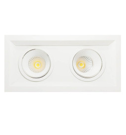 Downlight LED 30W - Ajustável - BRANCO Dobro - CRI+92 - UGR13