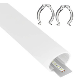 Barra lineare LED integrata- Superficie - OSLO MINI -24V- 0,5m - 1m - 1,5m - 2m