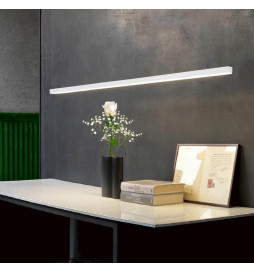 Profilé Aluminium - Blanc - POSTDAM - UGR17 Diffuseur Micro Prisme -2 Mètres - Réglette + Suspension