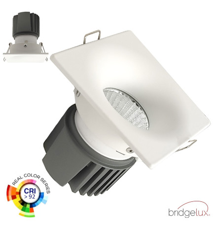 Downlight LED 15W - BIANCO - QUADRATO - NUVOLA - CRI+92 - UGR13