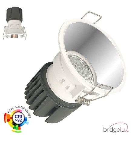 15W LED Downlight -  CHROME - CIRCULAR - CRI+92 - UGR13