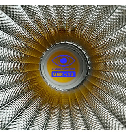 Downlight LED 15W - CROMO - CIRCULAR CRI+92 - UGR13