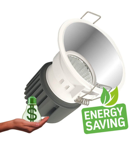 Downlight LED 15W -CROMO - CIRCOLARE - CRI+92 - UGR13