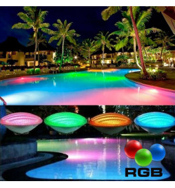 45W PAR56 LED bassenglampe - G53 - RGB