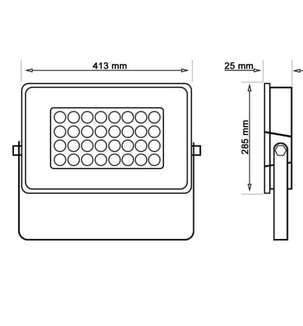 200W LED Lyskaster NEW AVANT OSRAM CHIP DURIS E 2835