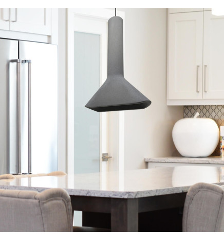 Pendant Lamp - Rectangular - DARK - Concrete - for E14 - IP65