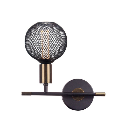 Lampadina LED - Metallo Moderno Nero - 4W - E27 - G125 - Dimmerabile