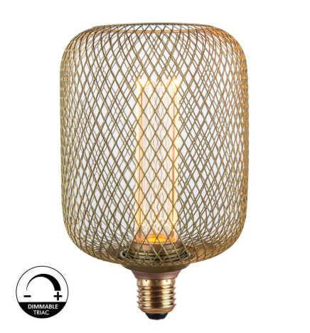 Lampadina LED - Metallo Moderno  GOLD - 4W - E27  - Dimmerabile